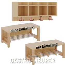 Komplettgarderobe-4-Plaetze-einfache-Ablage-Wandmontage-1172R100RF-37644